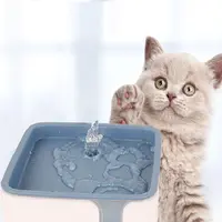 2L tasarlanmış otomatik köpek kedi besleyici akıllı plastik pembe Pet kedi şekilli su çeşmesi