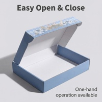 Boîtes d'expédition en carton ondulé pour le commerce électronique, imperméables, haut de gamme, doublées d'éponge, portables, recyclables, écologiques, pliables, avec poignée