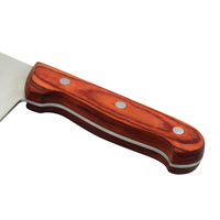 Couteaux de cuisine professionnels 7.8 pouces, couteau à viande de boucher en acier inoxydable de chef avec manche en bois de pakka de qualité 1 pièce