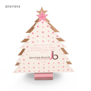 ชั้นวางสินค้ารูปต้นคริสต์มาสแบบตั้งพื้นสำหรับซูเปอร์มาร์เก็ต ทำจากกระดาษแข็ง - Product Image 3