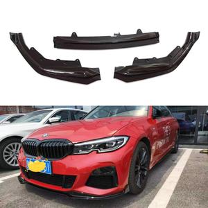 Divisor delantero BMW Serie 3 G20 en negro brillante de 3 secciones, modelo MP para 2020-2022 - Product Image 1