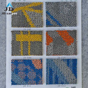 JD.carpet Moquette Mur-à-Mur Moderne Abstraite Tuftée pour Bureaux Commerciaux, Carrée, à Poil Ras, en Polypropylène, Antidérapante - Product Image 1