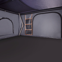Carpa de Techo para Auto, SUV, con Carcasa de Aleación de Aluminio, Apertura Automática Rápida, Doble Capa, Fácil Instalación, para las Cuatro Estaciones