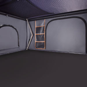 خيمة سقف خارجية من الألومنيوم سريعة الفتح تلقائيًا للتخييم على سقف السيارات وسيارات الدفع الرباعي مصنوعة من القماش وسبائك الألومنيوم - Product Image 3