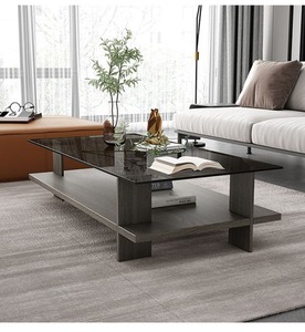 Nuovo Tavolino <span class=keywords><strong>da</strong></span> Caffè di Lusso <span class=keywords><strong>in</strong></span> <span class=keywords><strong>Vetro</strong></span> <span class=keywords><strong>Temperato</strong></span> Stile Nordico 2026, Tavolino Moderno Minimalista Trasparente per Piccoli Soggiorni - Product Image 5