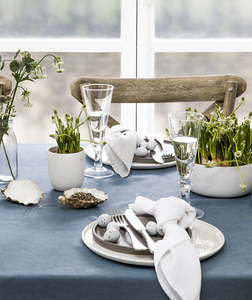 Nappe carrée jetable en lin pur tissé sur mesure pour la maison ou les mariages, style vintage violet (couleurs mélangées) - Product Image 5