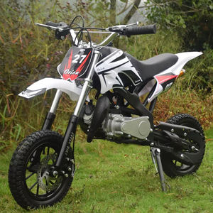 49cc 단일 실린더 공랭식 핸드 풀 더트 바이크 어린이용 핸드 브레이크 및 킥 스타트 포함 2 스트로크 포켓 바이크 - Product Image 2