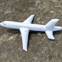 Avion gonflable en PVC Vente en gros Avion de dessin animé pour enfants Jouets Publicité Maquette d'avion 2m 3m pliable