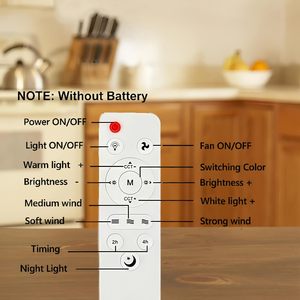 <span class=keywords><strong>Ventilador</strong></span> de <span class=keywords><strong>Techo</strong></span> 2 en 1 con Lámpara, <span class=keywords><strong>Ventilador</strong></span> de <span class=keywords><strong>Techo</strong></span> con 3 o <span class=keywords><strong>4</strong></span> <span class=keywords><strong>Aspas</strong></span> Enroscables, con Control Remoto, 3 Velocidades Ajustables, Estilo Dron, 50W 60W - Product Image 5