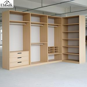 Ebbsilk Custom Minimalist Plywood Modular Walk In <strong>Closet</strong> System Modern Combination Wardrobe For Bedroom With Large Capacity - Product Image 1