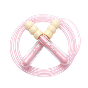 Corde à sauter réglable en cristal, motif macaron, pour enfants, élèves du primaire et du <span class=keywords><strong>collège</strong></span>, pour la pratique des tests de fitness - Product Image 5