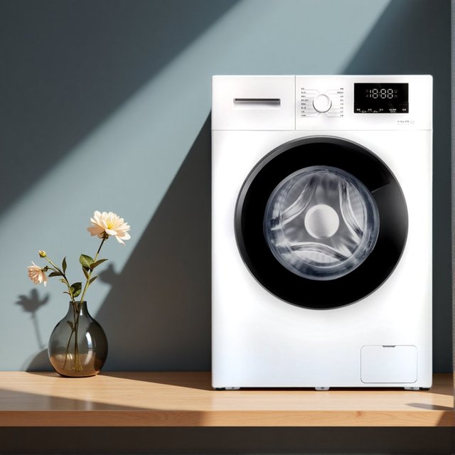 1200RPM 8kg Front Loading Stainless Steel Plastic Electric Washer 14 Automatic Programs Auto Dose Child Lock Grade 1 Energy