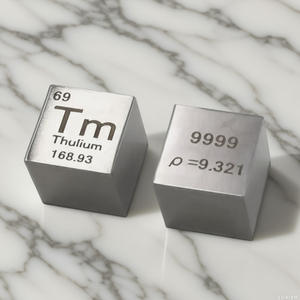 Cubo de Túlio (69 Tm, 168.93) para Exhibición Educativa de Química, Experimentos Estudiantiles y Regalo Científico - Product Image 1