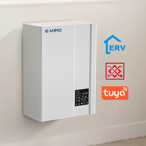 Système de ventilation à récupération d'énergie ERV mural pour maison E-<span class=keywords><strong>VIPO</strong></span> 150m3/h, récupérateur de chaleur avec ventilateur ERV sans conduit HEPA - Product Image 5