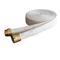 Tuyau d'incendie simple gaine FM blanc-rouge haute pression de marque Sunroom, directement de l'usine chinoise, pour accessoires d'équipement de lutte contre l'incendie