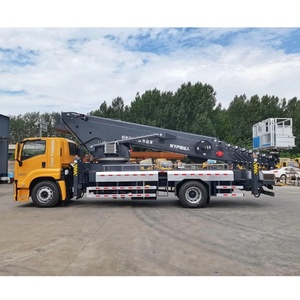 Camión con Plataforma de Trabajo Aérea ISUZU GIGA de 60 m, Nuevo, Diésel, 300 HP, con Brazo Telescópico y Cesta de Trabajo - Product Image 1