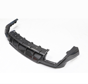 Nouvelles sorties d'échappement en fibre de carbone pour pare-chocs arrière <span class=keywords><strong>Levante</strong></span> 2016-2020 - Tissage sergé 3K - Fixation par vis - Ajustement universel - Product Image 4