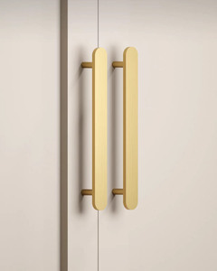 Poignées en laiton massif pour armoires, 500 mm de long, poignée de porte de placard, noir antique, or brossé, poignées de meuble – Vente chaude - Product Image 1