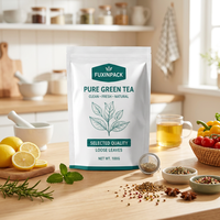 Individuell Bedruckte Premium Matte Folien-Verpackung für Lebensmittel, Tee, Kaffee, Pulver, Nahrungsergänzungsmittel, Wiederverschließbare Reißverschluss-Teebeutel, Stehbeutel aus Mylar