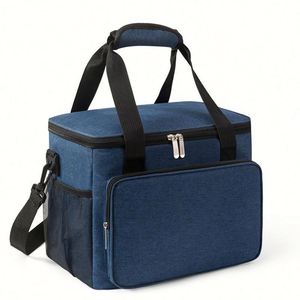 Custom Logo Insulated Lunch Cooler Bag Thermal Foldable Grocery Refrigerator Eco-Friendly Reusable for Food Packing - Product Image 6