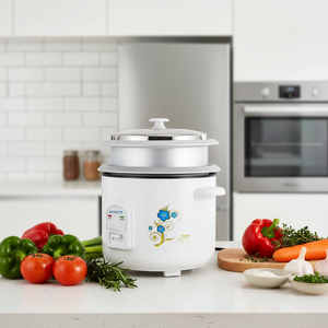 Cuisinière à <span class=keywords><strong>riz</strong></span> électrique miniature portable blanche avec cuve intérieure en acier inoxydable, <span class=keywords><strong>marque</strong></span> chinoise pour usage domestique - Product Image 4