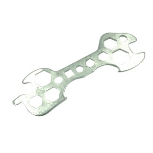 Llave de boca ancha Elephant Trunk con múltiples orificios, de placa de acero engrosada, herramienta de reparación de bicicletas para montaje y mantenimiento de bicicletas - Product Image 1