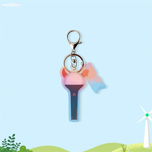 2ชิ้น kpop ateez I-DLE IVE babymonster <span class=keywords><strong>SNSD</strong></span> nmixx LIGHT STICK Laser keyring iZone itzy Monsta X ZB1 katseye พวงกุญแจอะคริลิคของขวัญ - Product Image 3