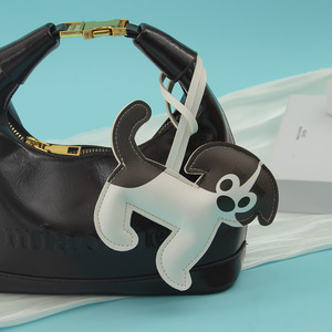 Porte-monnaie de luxe en PU Mengda avec breloques <span class=keywords><strong>Beagle</strong></span> et Corgi en alliage de zinc, accessoire léger pour la Journée de la Terre - Product Image 3