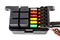 12V 60A LED Touch Pad Switch Panel 6 Gang On-Off Control Caractéristiques étanches
