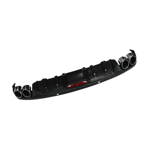 Nuovo Diffusore Posteriore BONULI di Alta Qualità, Accessorio Auto in PP Nero e Argento per <span class=keywords><strong>Skoda</strong></span> Octavia - Product Image 6