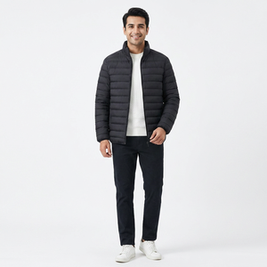 Veste matelassée personnalisée, veste à bulles, logo OEM, veste d'hiver épaisse en polyester rembourrée, veste matelassée personnalisée - Product Image 1