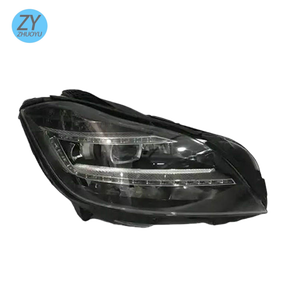 Lentille de phare LED pour <span class=keywords><strong>Mercedes</strong></span>-Benz CLS AMG C218 2012-2017, phare d'origine CLS 63 250 300 <span class=keywords><strong>350</strong></span> 400 500 550 218, lumière géométrique - Product Image 1