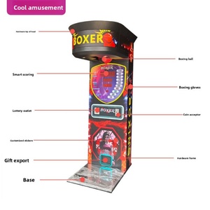 Máquina de Juego de Boxeo con Saco de Boxeo, Operada con Monedas, Adecuada para Centros de Juegos y Clubes Deportivos - Product Image 5