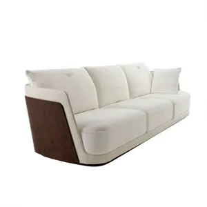 Nhà richmond Bộ sưu tập gỗ Veneer ghế sofa nhà đặt sofa sang trọng đặt phòng khách sang trọng