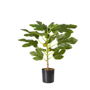 Индивидуальное искусственное дерево фикус дерево фикуса заряженное фруктовое растение Горшечное растение домашний Декор 50 см