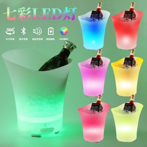 Cubo de Hielo LED con Iluminación de 7 Colores, Disponible en 5L y <span class=keywords><strong>7L</strong></span>, Plástico Moldeado por Inyección para Enfriar Cerveza en Fiestas y Bares - Product Image 4