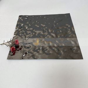 Wholesale LL17 316 Stainless Steel Water Ripple Ceiling Panel PVD Coating Black <b>Wave</b> Bending Cutting Welding for Shopping Malls - Product Image 3