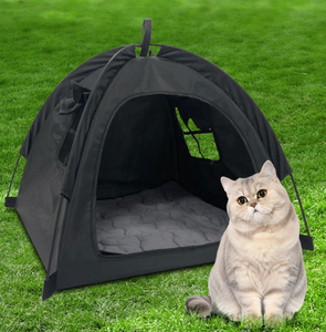 USMILEPET Wholesale Oxford Foldable Portable Cat <strong>Tent</strong> Indoor &amp; Outdoor <strong>Pet</strong> House Travel-Friendly Cat Den for Hiking and Camping - Product Image 4