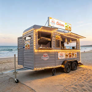 DOT Burger <b>Trailer</b> Fully Equipped Horse <b>Box</b> Truck Mobile Coffee OEM Street Food Cart - Product Image 1