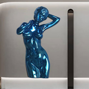 Esculturas de Mujer Desnuda de Resina de Tamaño Real, Relieve 3D para Montar en la Pared, Artesanía de Resina Colgante, Estatua de Dama Desnuda para Decoración de Interiores - Product Image 5