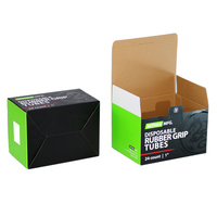 Emballage en carton ondulé écologique, recyclable, haut de gamme, réutilisable, robuste, imprimé en couleur, impression UV pour masques chirurgicaux et médicaments