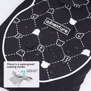 ملابس الكلاب الفاخرة ذات العلامة التجارية حسب الطلب 2024 للبيع بالجملة ملابس حيوانات أليفة مطبوع عليها معطف مطر مقاوم للماء للكلاب - Product Image 5