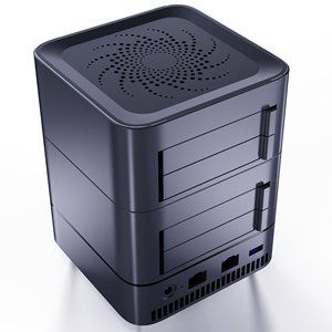 Soyeer JK05 <span class=keywords><strong>N4500</strong></span> <span class=keywords><strong>CPU</strong></span> 4-Bay 2,5 "SSD G 8/16G RAM Servidor de nube privada Multi-Interfaz NAS Servidor de almacenamiento en la nube Sata3.0 MINI PC - Product Image 4