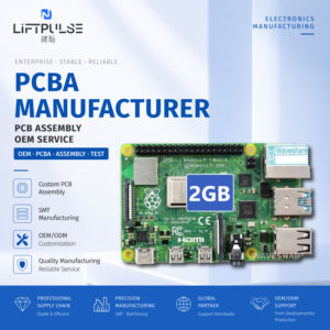 Carte de développement Raspberry Pi 4B (SBC) avec 2 Go de RAM pour projets DIY et kit de développement - Product Image 1