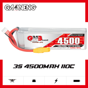 สำหรับ GNB 4500mah 3S 11.1V 110C 220C XT90 300-Cycle RC LiPo แบตเตอรี่ EDF เครื่องบินเจ็ทรถเครื่องบินเฮลิคอปเตอร์มัลติคอปเตอร์เรือ RC - Product Image 2
