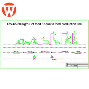 Mới hoàn thành thiết lập quy mô nhỏ cá nguồn cấp dữ liệu nhà máy sản xuất máy bao gồm chìm nổi Thức ăn cho cá nuôi trồng thủy sản quy mô nhỏ - Product Image 3