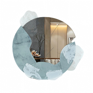 للبيع بالجملة لوحة أكريليك عصرية ثلاثية الأبعاد مجردة عصرية مزخرفة مرآة ديكور جداري أعمال فنية للفنادق وسائط مختلطة - Product Image 6