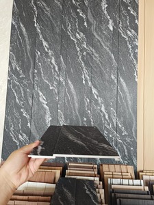 Revêtement mural en lattes de <span class=keywords><strong>composite</strong></span> bois-plastique, design moderne, panneaux PVC pour murs, imperméables, résistants aux chocs - Product Image 5