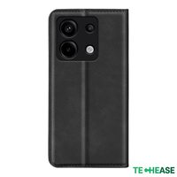 Étui portefeuille TechEase en cuir PU avec support et protection antichoc pour Redmi Note12/Note13/Note14