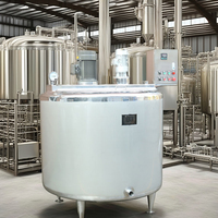 Cuve de mélange industrielle HUATAI 1000l 2000l de haute qualité, cuve de stockage alimentaire, cuve de fermentation de bière avec agitateur.